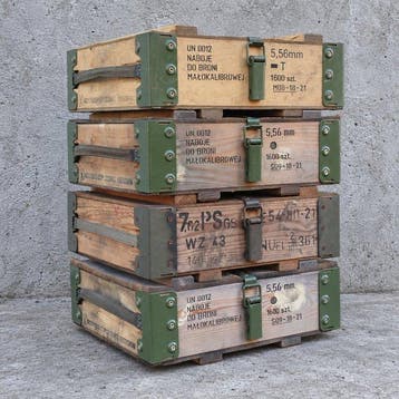 Mesko - Krat (4) - wz.43 - Hout, Legering - Militaire houten
