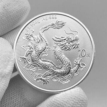 China. 10 Yuan 2026 – China Dragon – 1 oz Silver coin – Ag, Postzegels en Munten