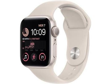 Apple Watch SE Series 2 - 40mm - Aluminium - Sterrenlicht -, Handtassen en Accessoires, Verzenden, Nieuw, Apple