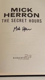 Mick Herron - The Secret Hours :signed first edition first