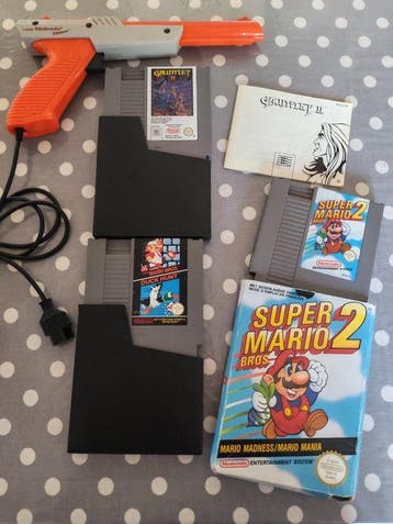 Nintendo - Nes - Videogameconsole + games - In originele