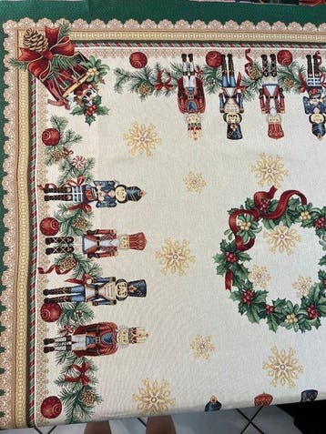 Tafelkleed Notenkraker Kerstmis - Tafelkleed - 230 cm -, Nieuw