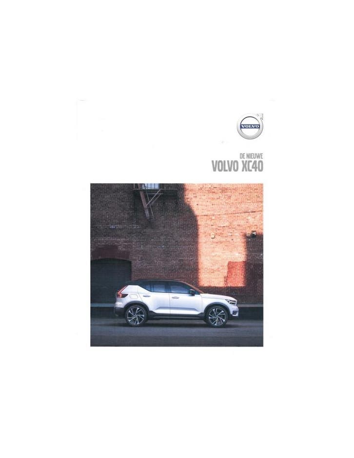 2017 VOLVO XC40 BROCHURE NEDERLANDS, Boeken, Auto's | Folders en Tijdschriften