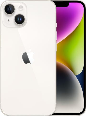 nieuwstaat Apple iPhone 14 (model 2022) 128GB wit + 12, Ophalen of Verzenden, Zo goed als nieuw