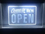 OPEN neon bord lamp LED verlichting reclame lichtbak #26 COM, Verzenden, Nieuw