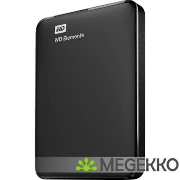 Western Digital Elements Portable 2TB Zwart, Verzenden, Nieuw