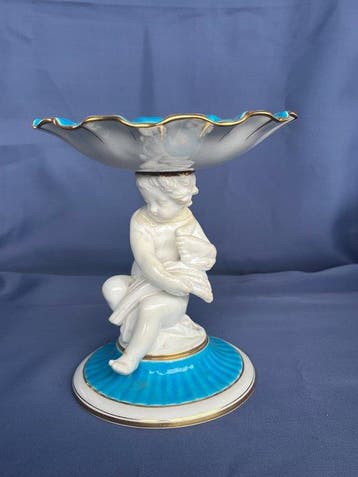 Dessertservies (2) - Fijn Engels porselein (Bone China), Antiquités & Art