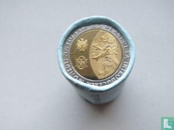 Moldavië 10 lei 2018 (rol) 25 years national currency, Postzegels en Munten, Verzenden, Overige landen, Losse munt