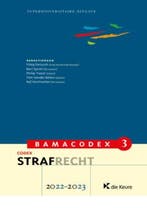 BAMACODEX 3 – Strafrecht 2022-2023 9789048644605, Boeken, Verzenden, Gelezen, Filiep deruyck