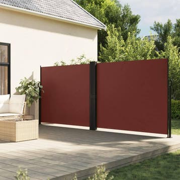 vidaXL Windscherm uittrekbaar 160x1200 cm bruin, Verzenden