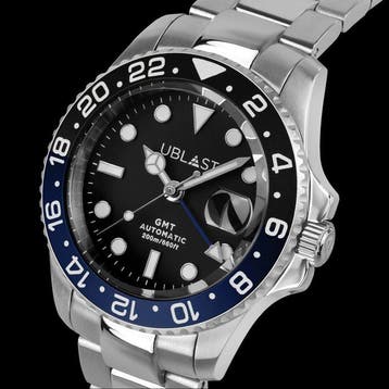 Ublast - Automatic Diver GMT - 20 ATM - UBDGM40BBU - Heren -