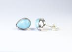 Larimar 2 paires de clous d’oreilles- 2.52 g - (2)