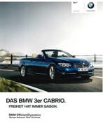 2011 BMW 3 SERIE CABRIOLET BROCHURE DUITS