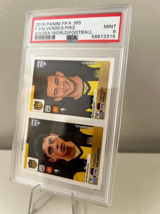 2016 Panini Panini FIFA 365 Federico Valverde Rookie 830/831, Verzamelen, Stickers