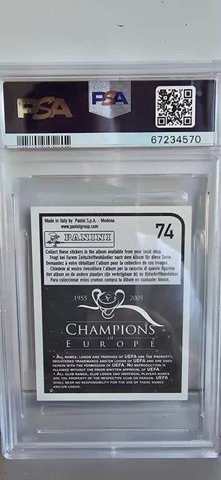 2005 Panini Champions of Europe Lionel Messi #74 Rookie -, Verzamelen, Stickers