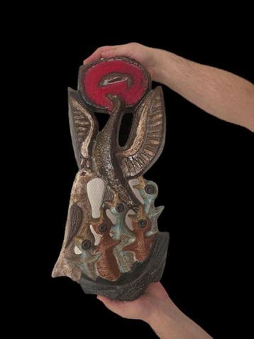 Decoratief ornament - Amphora - België - Elie van Damme