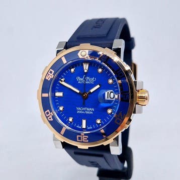 Paul Picot - Yachtman III Date P1151 - Heren - 2020-2025, Handtassen en Accessoires, Nieuw