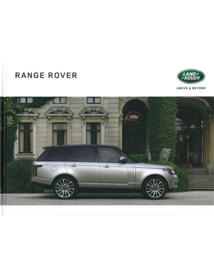 2016 RANGE ROVER HARDCOVER BROCHURE NEDERLANDS, Livres, Autos | Brochures & Magazines, Enlèvement ou Envoi