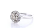 Zonder minimumprijs - Ring - 14 karaat Witgoud - 1.02ct. tw.