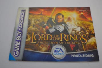 Lord of the Rings: The Return of the King (GBA HOL MANUAL), Nieuw