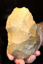 Paleolithisch Vuursteen Biface - 140 mm (Zonder