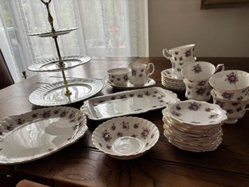 Royal Albert - Service à thé et café (20) - Porcelaine -