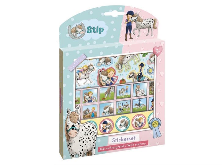 Stip De Pony Stickerset, Hobby en Vrije tijd, Feestartikelen, Nieuw, Verzenden