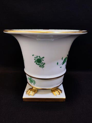 Herend - Vase - Vase à pieds / vase entonnoir à pieds en