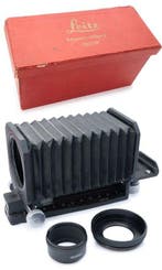Leica Leitz 8 pezzi, soffietto, Flash, Braccio Flash,
