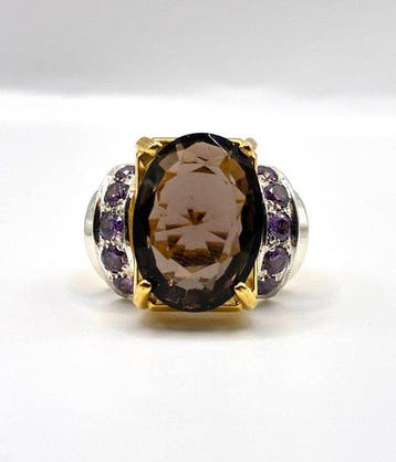 Sans prix de réserve - Bague tendance - 9 carats Or jaune,