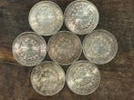 Frankrijk. 50 Francs 1976/1979 Hercule (lot de 7 monnaies en