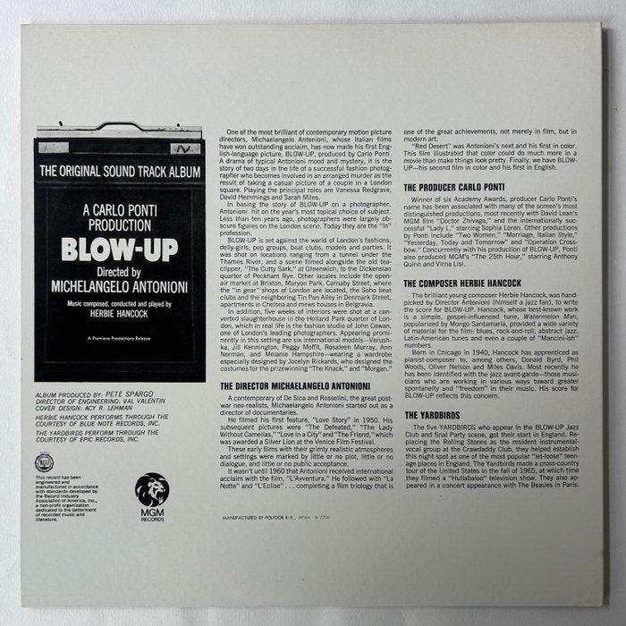 Herbie Hancock - Blow-Up - Enkele vinylplaat - Stereo - 1977, CD & DVD, Vinyles Singles
