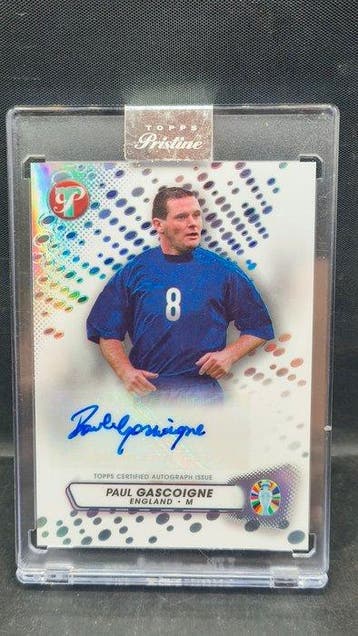 Panini Paul Gascoigne Auto Topps Pristine UEFA Euro, Nieuw