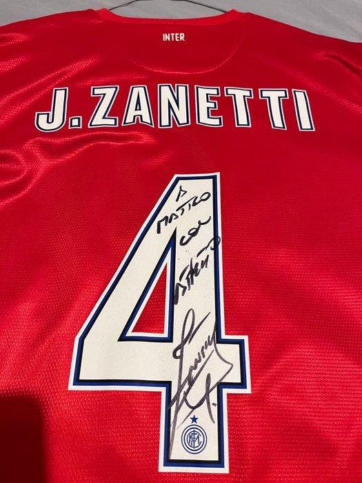 Inter - J. Zanetti - Voetbalshirt, Collections, Collections Autre
