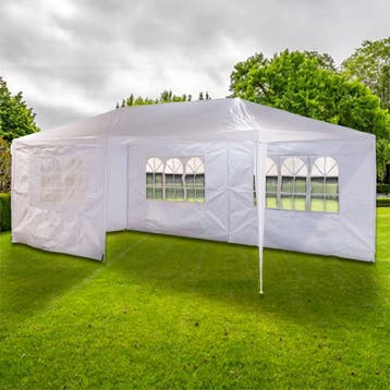 MaxxGarden Partytent 3x6m met zijwanden - Wit -  retourdeal, Ophalen of Verzenden, Nieuw