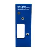 Boormal voor scharnieren ronde hoek 89x89 mm rechts, Doe-het-zelf en Bouw, Nieuw