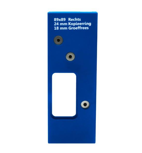 Boormal voor scharnieren ronde hoek 89x89 mm rechts, Bricolage & Construction, Bricolage & Rénovation Autre