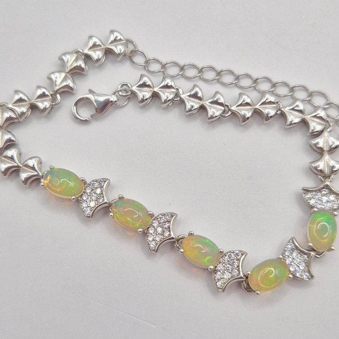 Opaal - Zilver, Hemels Lichtsluier – Inspiratie · Mysterie ·, Antiek en Kunst, Curiosa en Brocante