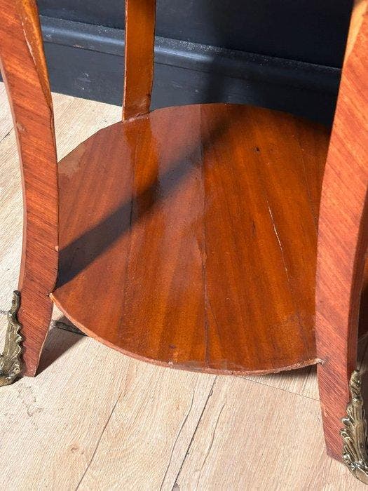 Table de chevet - Bois, Bronze, Antiquités & Art, Antiquités | Autres Antiquités