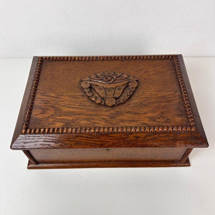 Doos - Hout, Antiek en Kunst, Curiosa en Brocante