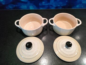Le Creuset - Braadpan (2) - hoogwaardig geglazuurd keramiek
