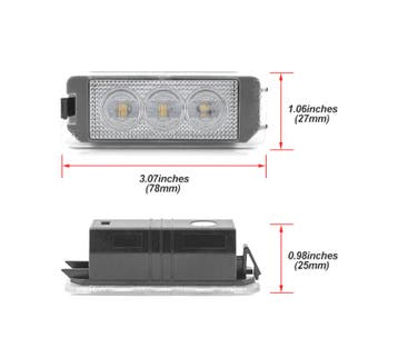 ÉCLAIRAGE PLAQUE D´IMMATRICULATION LED VOLKSWAGEN VW GOLF IV, Verzenden, Nieuw