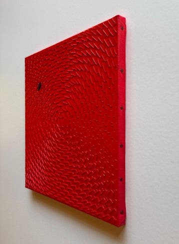 Aykaz Arzumanyan - Rose - 1091 - Abstraction géométrique