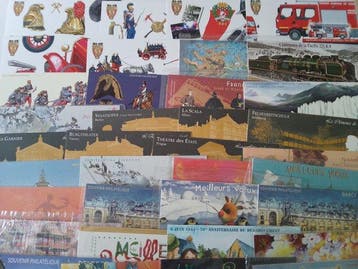 Frankrijk - Lot postzegels Frankrijk – souvenirblokken -, Gestempeld