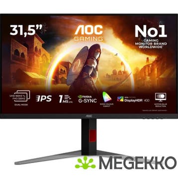 AOC G4 U32G4U 31.5  4K Ultra HD 160Hz / Full HD 320Hz Dual, Verzenden, Nieuw