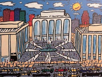 James Rizzi (1950-2011) - Visit the Metropolitan Opera House