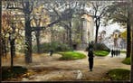 École française (XX) - Aux abord du musée du Petit Palais et