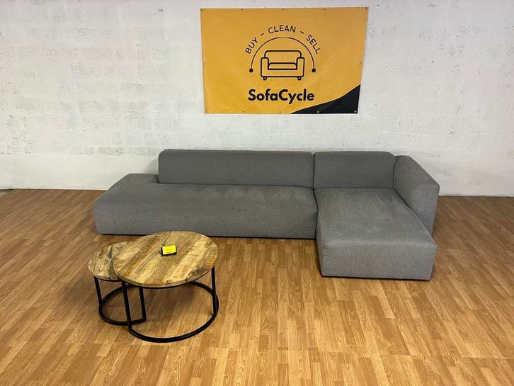 SofaCycle - Stijlvolle Grijze Hoekzetel - Levering mogelijk, Huis en Inrichting, Zetels | Complete zithoeken, Nieuw, Ophalen of Verzenden
