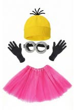 Minion Kostuum met rokje  Roze, Verzenden, Nieuw