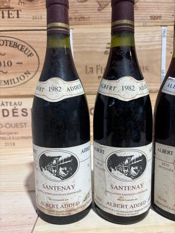 1978 Domaine Albert Meursault x2 & 1982 - Santenay - 4, Collections, Vins